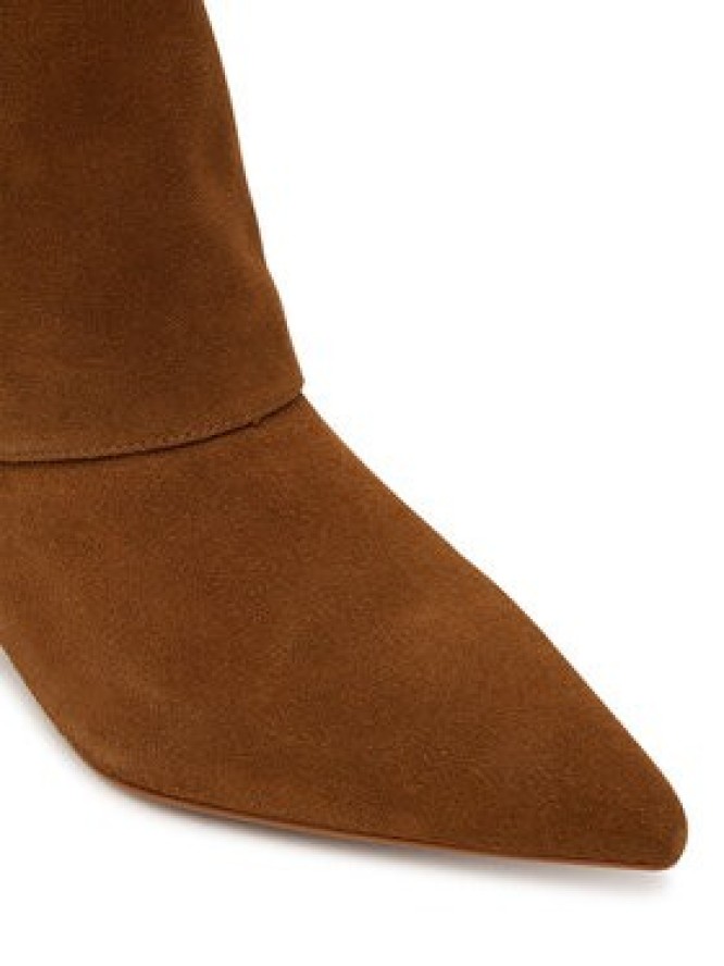KARL LAGERFELD Botki KL30142 Brązowy