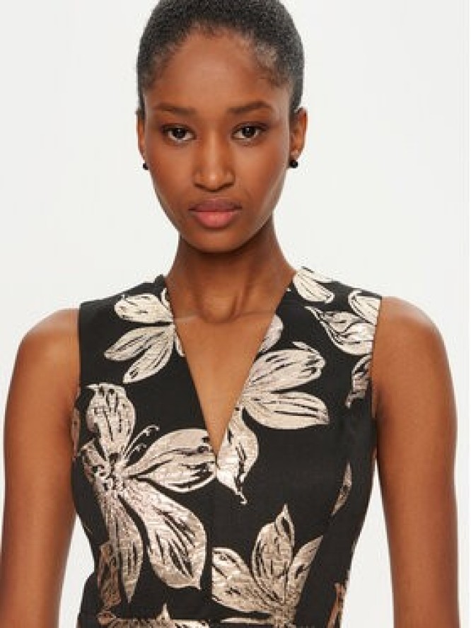 Rinascimento Sukienka koktajlowa CFC0121716003 Czarny Regular Fit