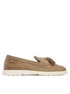Tommy Hilfiger Loafersy Light Suede Tassel Loafer FW0FW09285 Brązowy