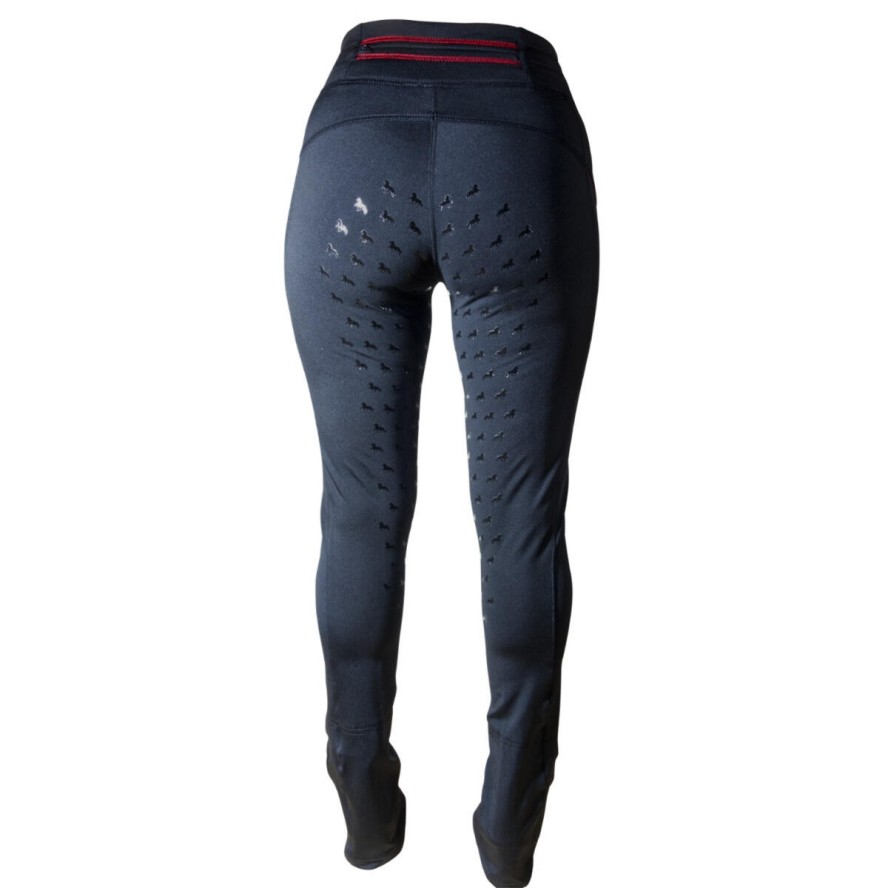 Leggins jeździeckie full grip z kieszenią na telefon dla kobiet Karlslund jodhpu
