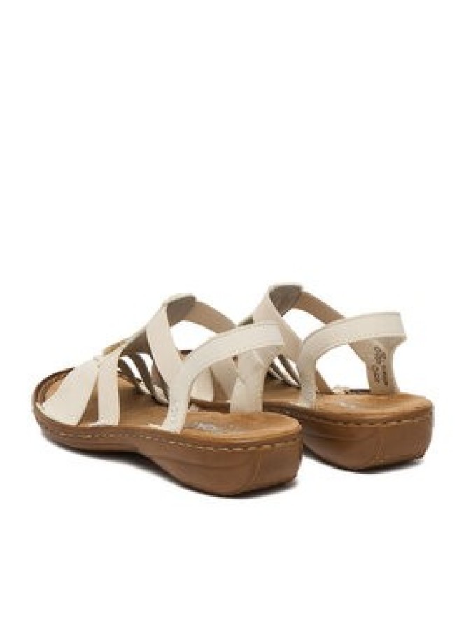 Rieker Sandały CEO-60806-80 Écru