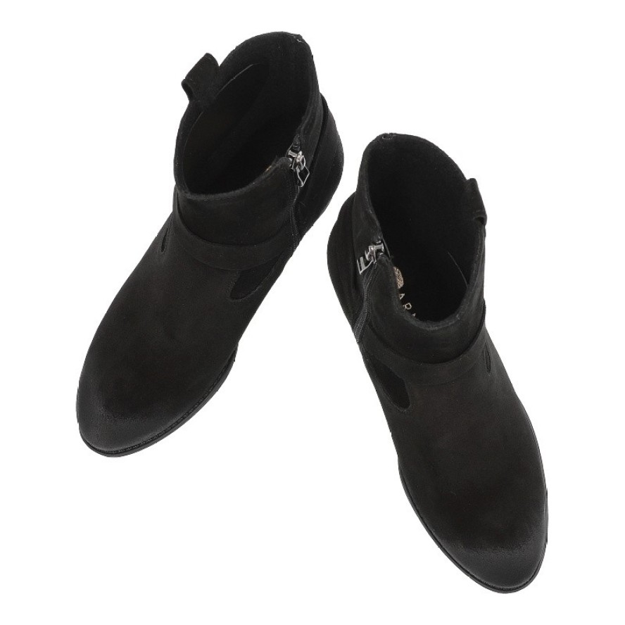 Czarne Kowbojki Armodo Stylowe Obuwie Damskie