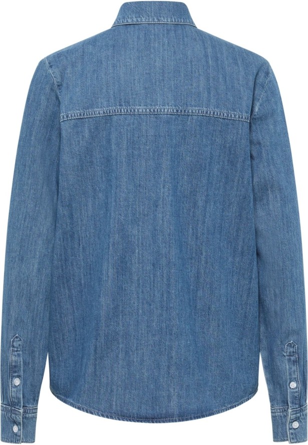 Damska Koszula Mustang Style Sedana Basic Shirt Denim Blue 1015590 5000 540