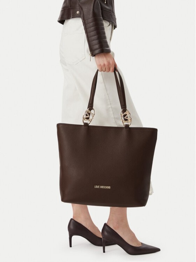 LOVE MOSCHINO Torebka JC4005PP1PLB0300 Brązowy