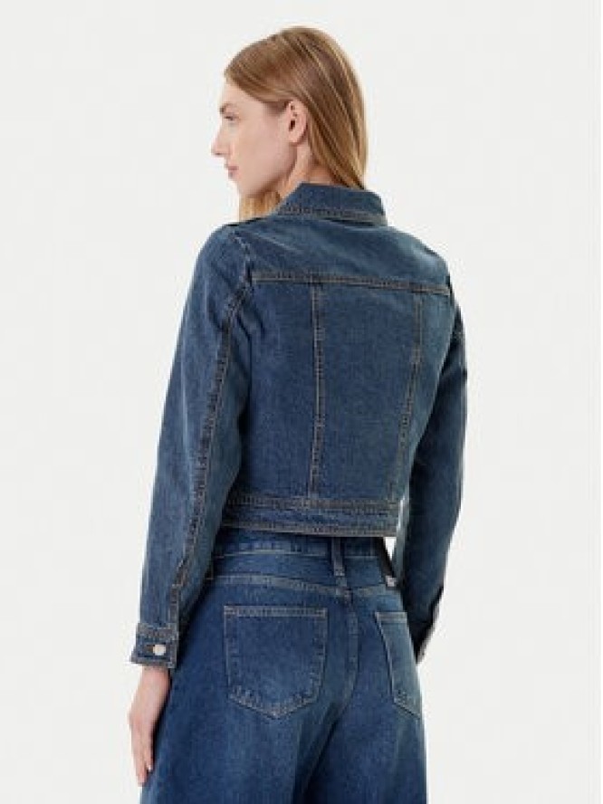 Morgan Kurtka jeansowa 252-GPERF Granatowy Regular Fit