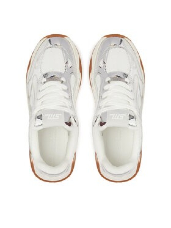 Steve Madden Sneakersy Sneak Peak-E SM19000129 Srebrny