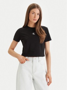 Calvin Klein Jeans T-Shirt LV047AB213 Czarny Regular Fit