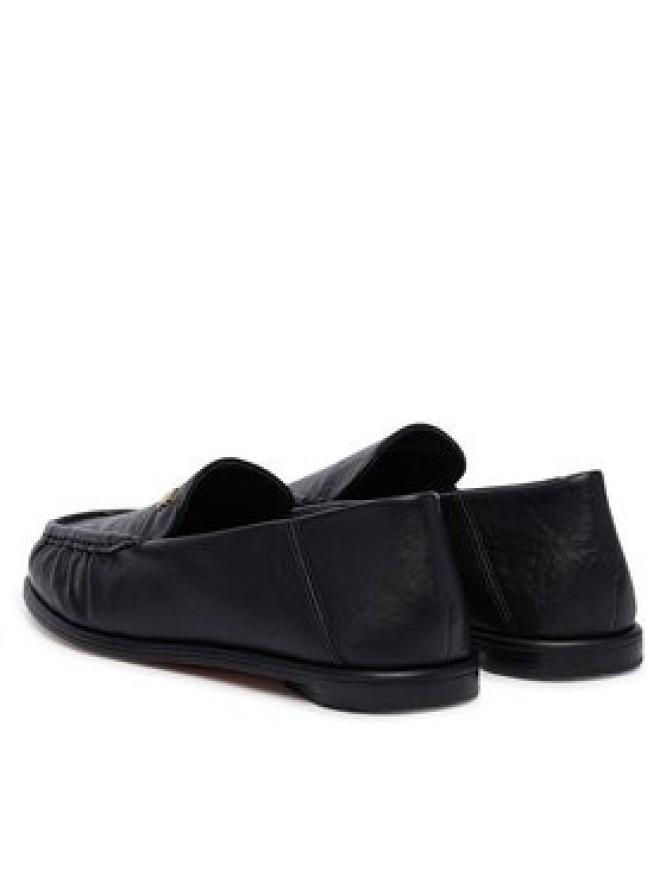 Tommy Hilfiger Lordsy Leather Ruched Toe Loafers FW0FW09250 Czarny