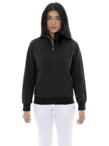 Bluzy damskie Leone Basic z kołnierzykiem zapinanym na zamek
