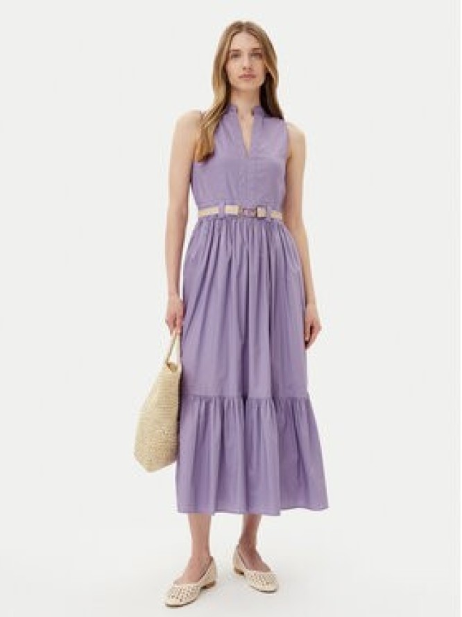 TWINSET Sukienka codzienna 251TT2101 Fioletowy Regular Fit