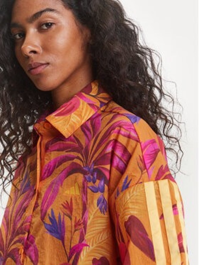 adidas Koszula FARM Premium JD6281 Pomarańczowy Loose Fit