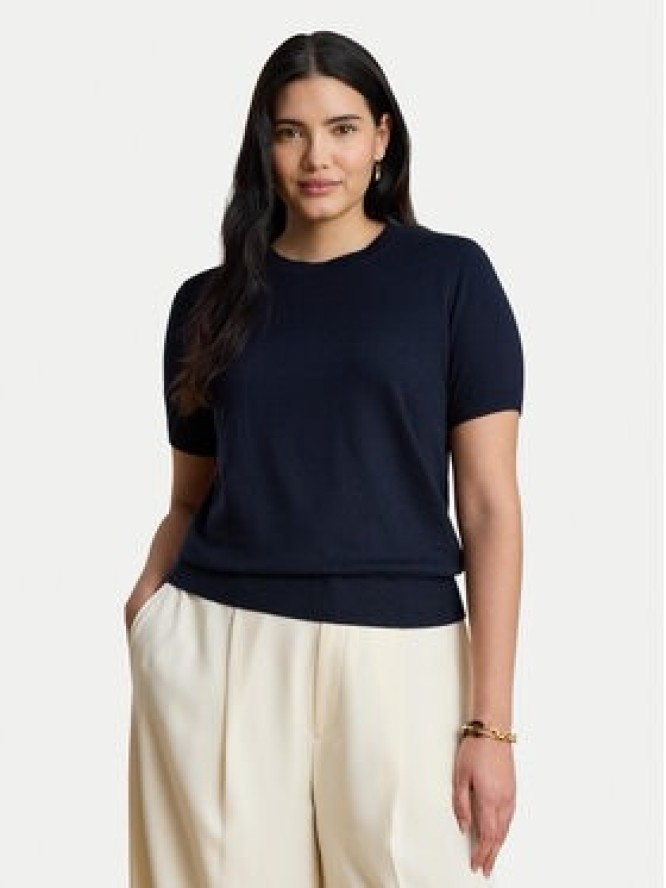 LAUREN RALPH LAUREN T-Shirt 200P14055003 Granatowy Regular Fit
