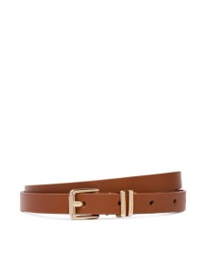 Tommy Hilfiger Pasek Th Square 1.5 AW0AW18693 Brązowy