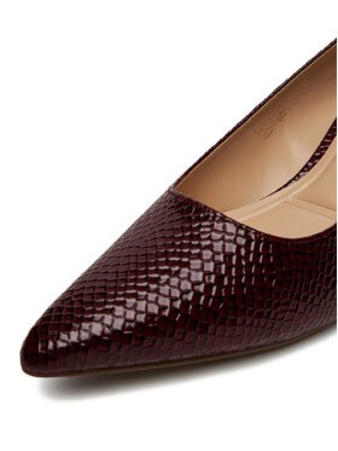 JENNY Szpilki CEO-CD24-212-1 Bordowy