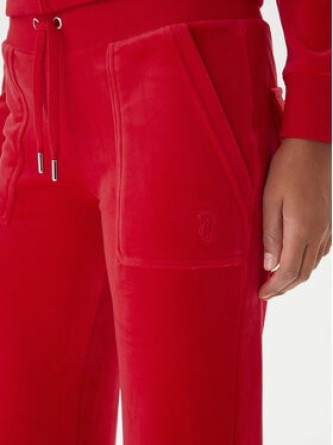 Juicy Couture Spodnie dresowe Layla JCSEBJ001 Czerwony Flared Leg