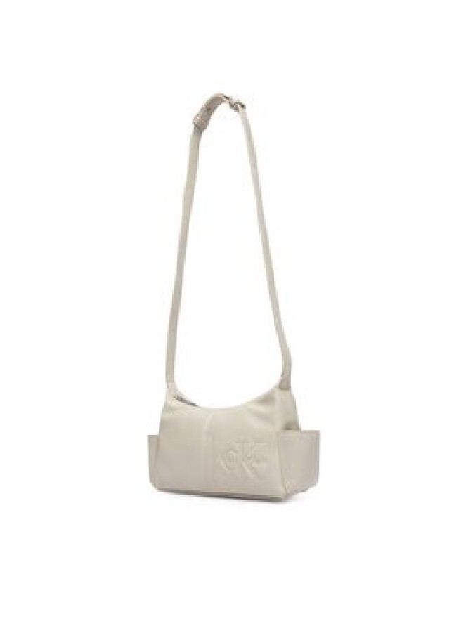 Calvin Klein Torebka Pockets Monologo Crossbody LV04F3687G Kremowy