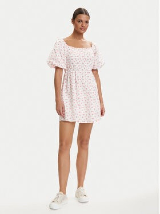 Roxy Sukienka letnia W126-RXLDS-1030-01P Biały Regular Fit