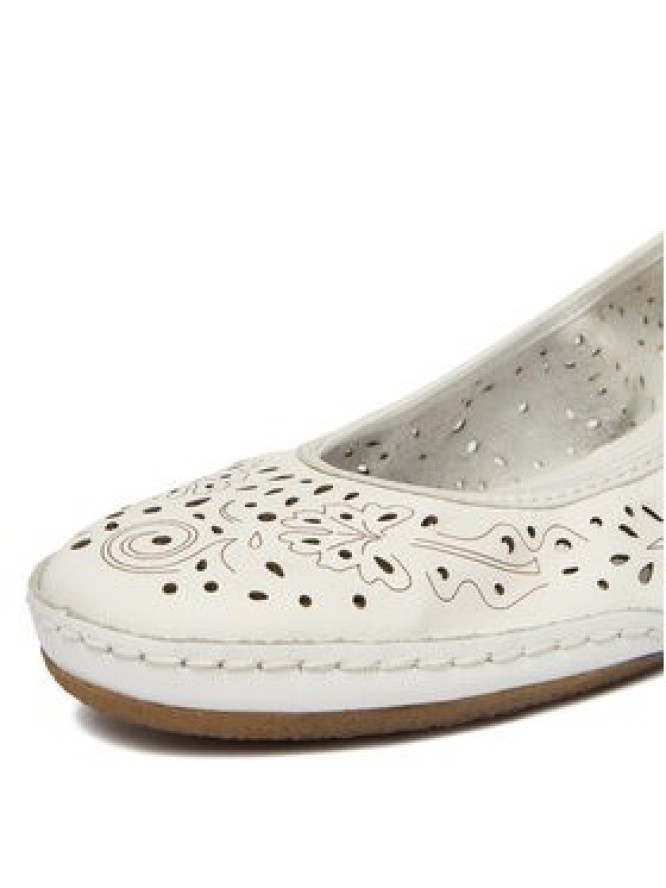 Rieker Baleriny CEO-41460-80 Biały