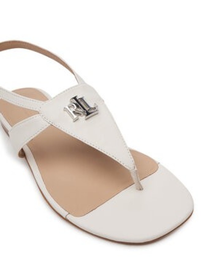 LAUREN RALPH LAUREN Sandały Everley 802959146009 Biały