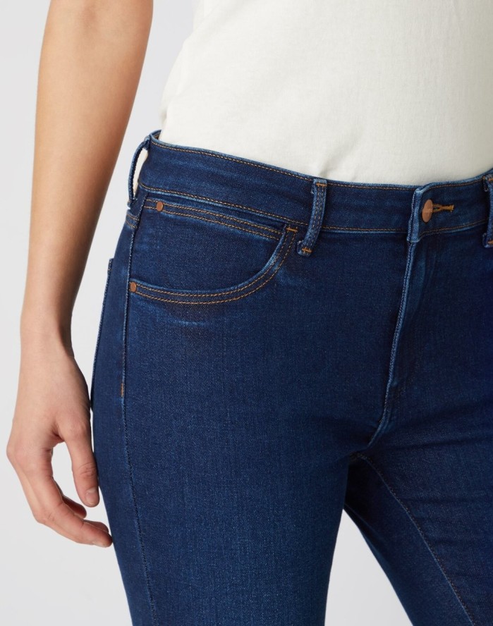 WRANGLER SKINNY DAMSKIE SPODNIE JEANSOWE DREAM BLUE 28 W28K47389 112141283