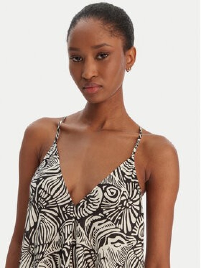 Seafolly Sukienka letnia C Shells 55763-DR Czarny Regular Fit