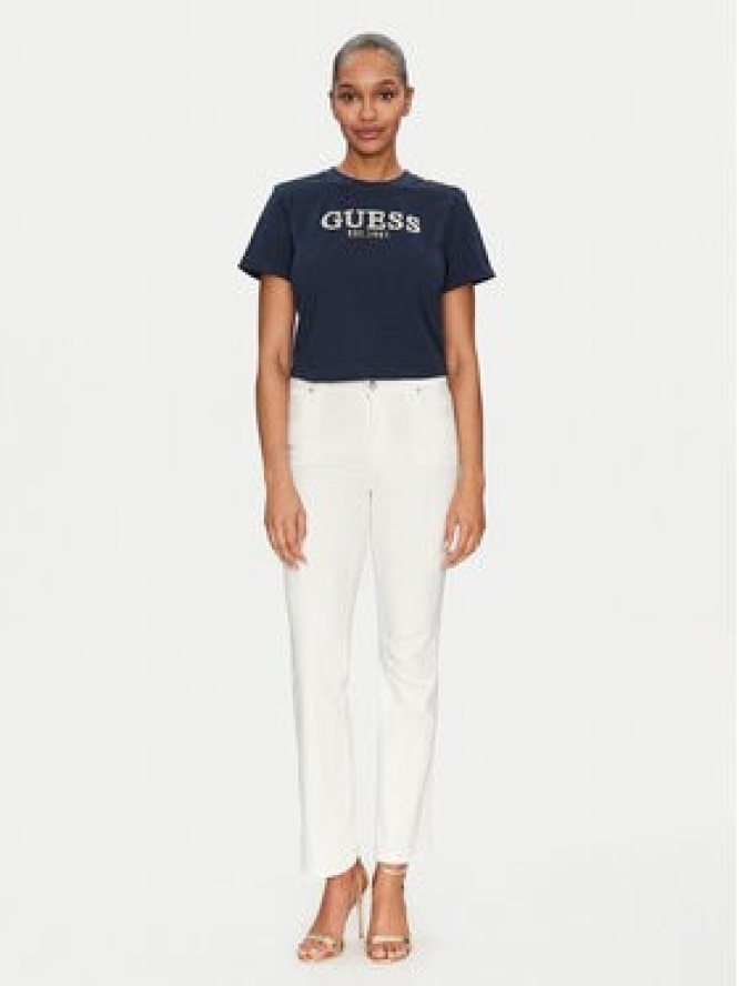 Guess T-Shirt W5GI15 K8FQ4 Granatowy Regular Fit