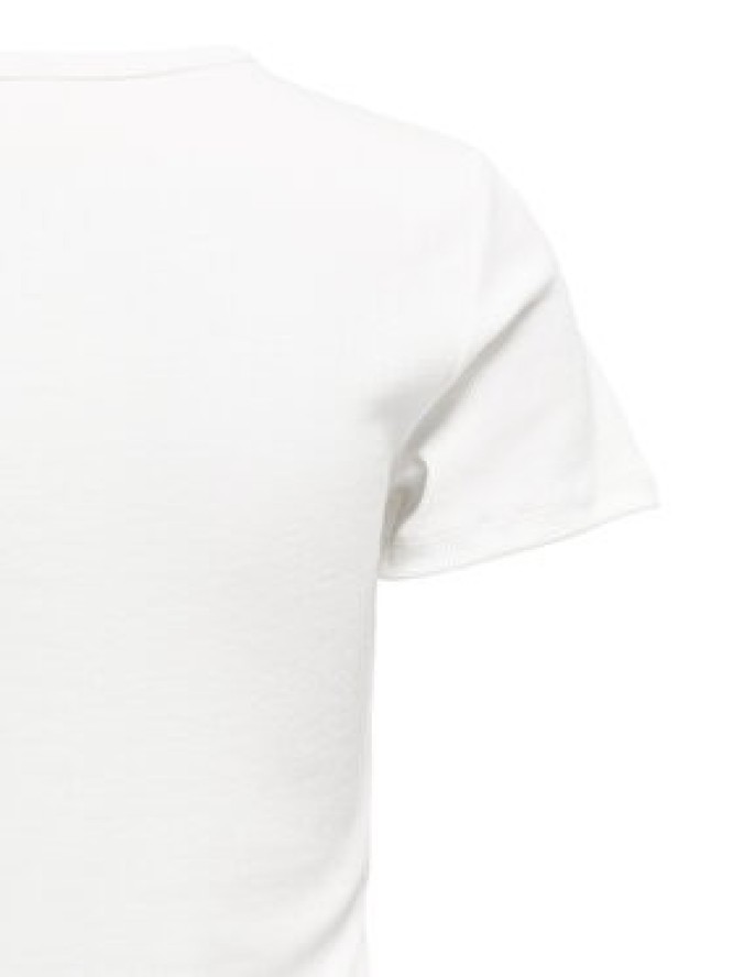 ONLY T-Shirt Daniella 15350554 Biały Slim Fit