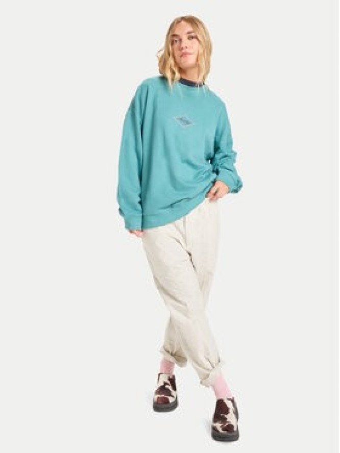 Quiksilver Bluza EQWFT03188 Niebieski Oversize