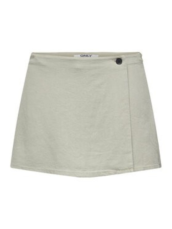 ONLY Spódnico-szorty Caro 15338905 Zielony Regular Fit
