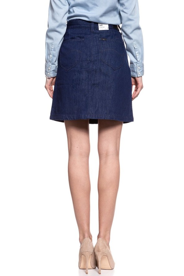 SPÓDNICA JEANSOWA LEE A LINE SKIRT RINSE L38NRC36 112108289