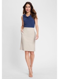 Olsen Spódnica w kolorze beżowym rozmiar: 46