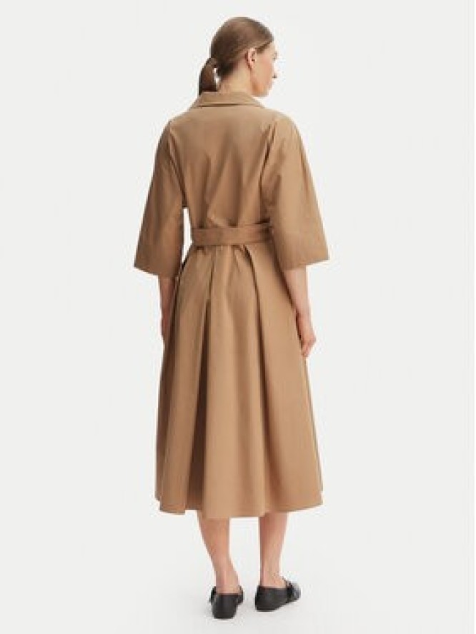 Weekend Max Mara Sukienka koszulowa Padana 2615221062 Brązowy Regular Fit
