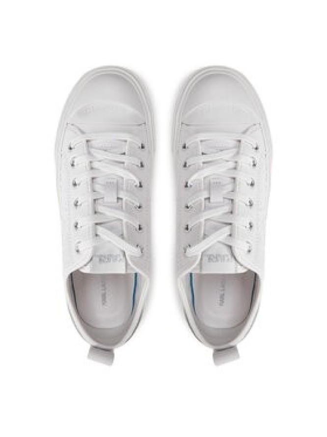 KARL LAGERFELD Trampki Kampus Max III KL60611F Biały