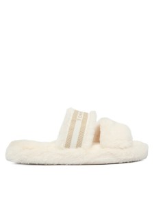 Tommy Hilfiger Kapcie Hilfiger Fur Slipper FW0FW08854 Biały