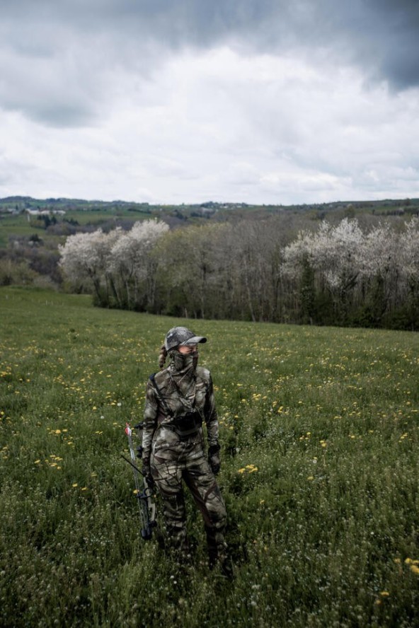 Koszulka outdoor z długim rękawem damska Solognac Respi 500 silence treemetic