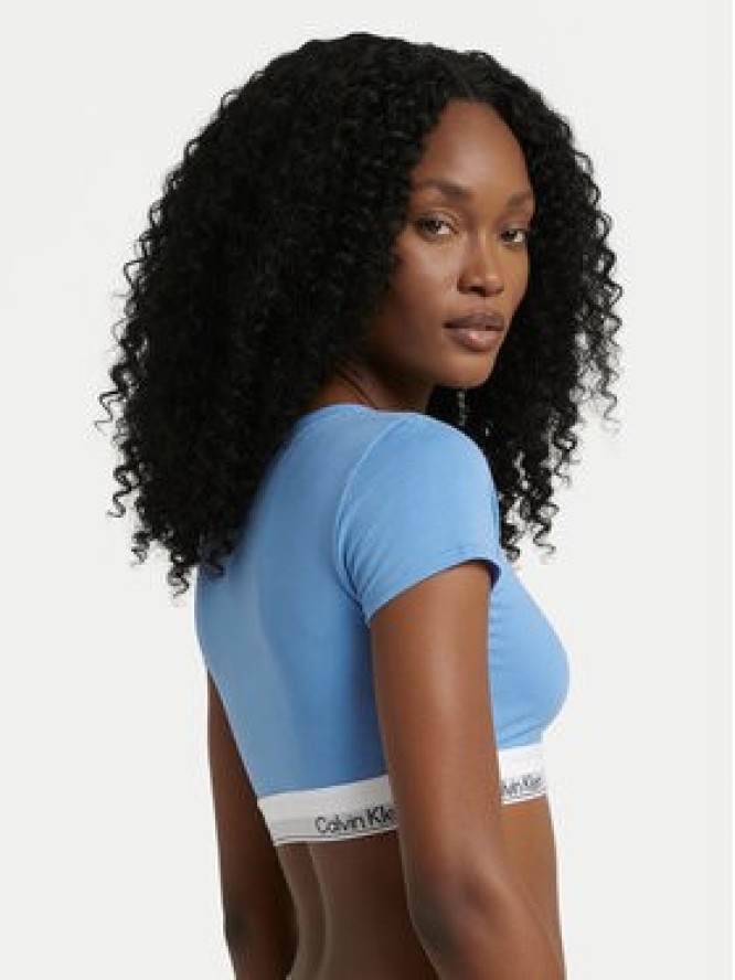 Calvin Klein Underwear T-Shirt LV00QF8495 Błękitny Slim Fit
