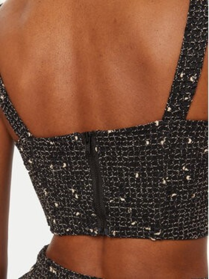 Bardot Top Corset 56865TB3 Czarny Slim Fit