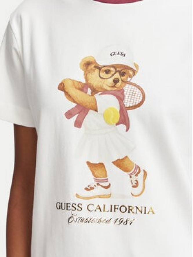 Guess T-Shirt V6BI14 K6742 Biały Regular Fit