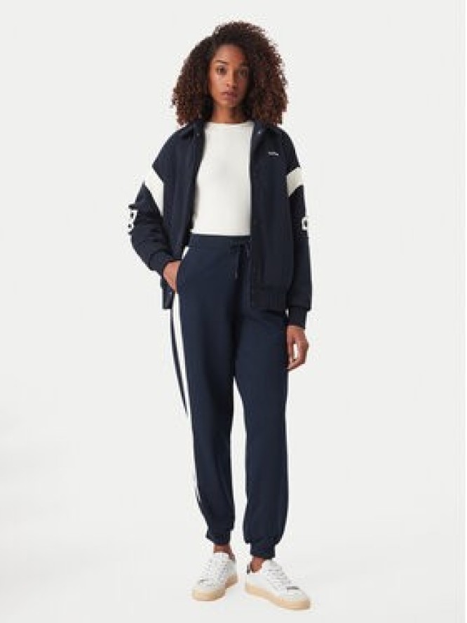 Guess Kurtka bomber V6YL07 K4293 Granatowy Regular Fit