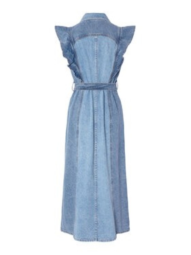 YAS Sukienka jeansowa Cawi 26037659 Niebieski Regular Fit