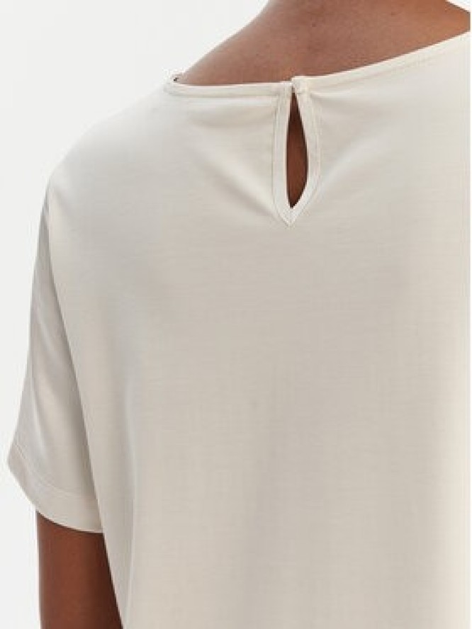 Weekend Max Mara Bluzka Zona 2615941011 Écru Relaxed Fit