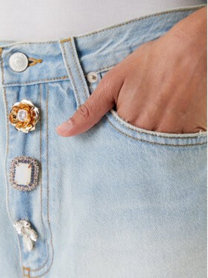 ViCOLO Szorty jeansowe DD5096 A Niebieski Regular Fit