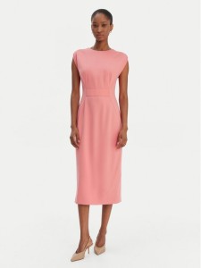 BOSS Sukienka koktajlowa Detira 50551898 Różowy Slim Fit