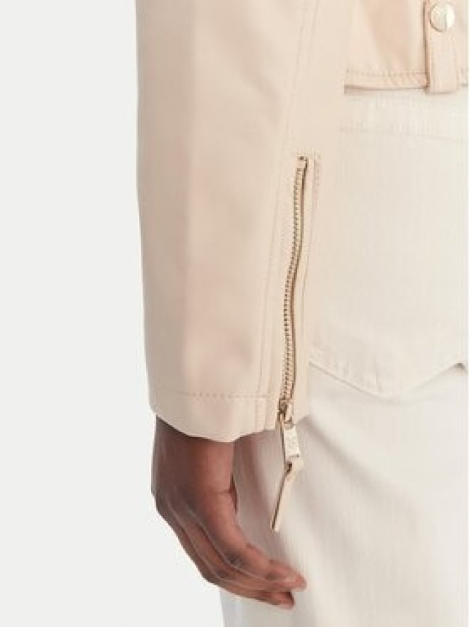 Rinascimento Kurtka z imitacji skóry CFC0124666003 Beżowy Regular Fit