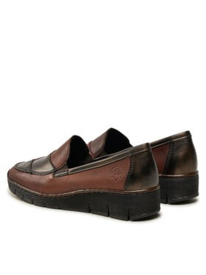 Rieker Mokasyny 53785-25 Brązowy