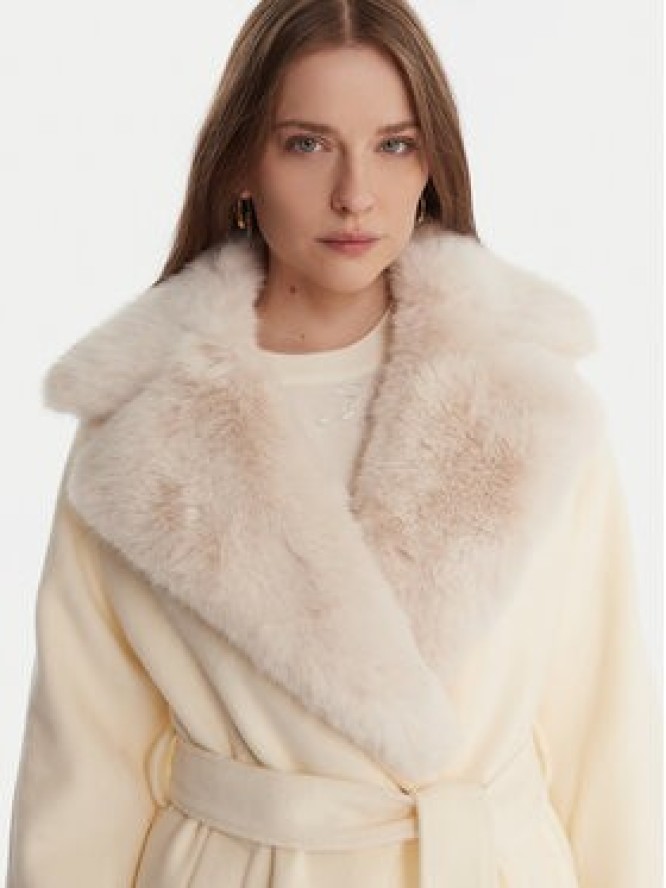 Artigli Płaszcz przejściowy ACCP002929 Écru Regular Fit