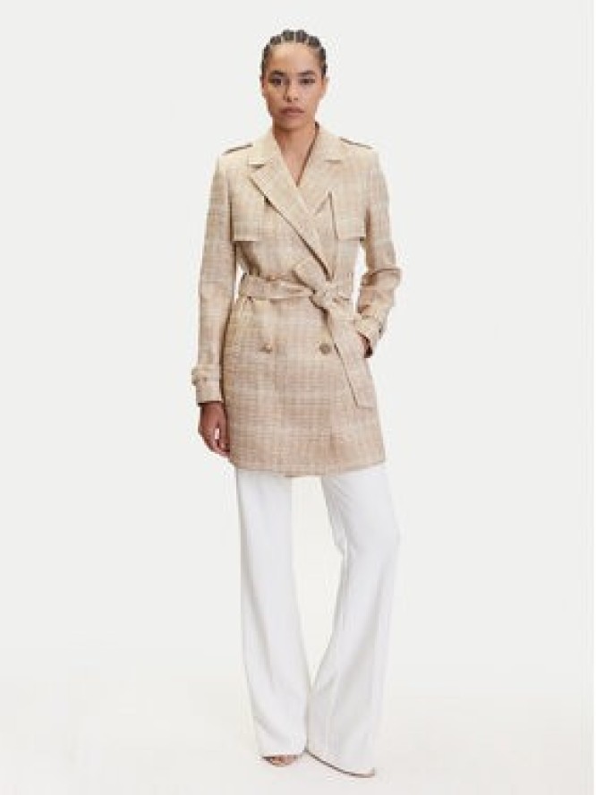 Marciano Guess Płaszcz przejściowy 5YGL00 7302A Beżowy Regular Fit