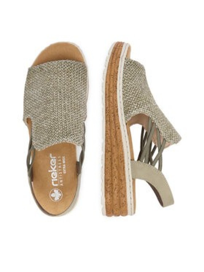 Rieker Sandały CEO-62741-52 Zielony