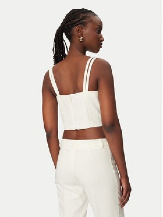 Rinascimento Top CFC0127891003 Biały Slim Fit