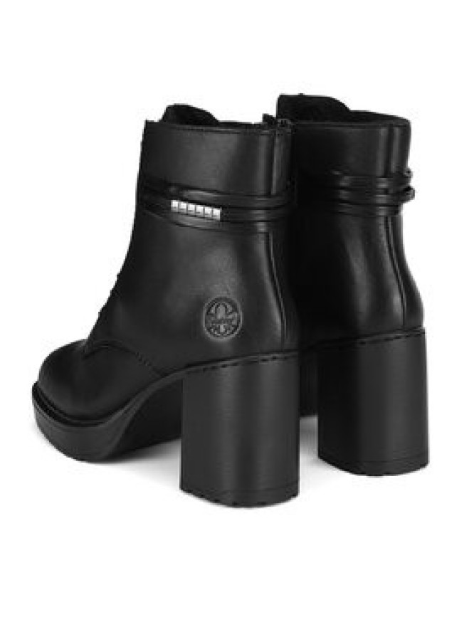 Rieker Trzewiki Y4102-00 Czarny